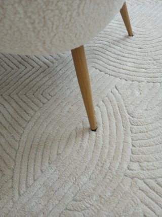 Sillón borreguito con reposapiés