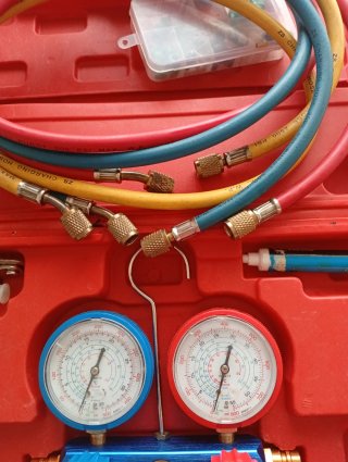 Manómetro de gas coche y casa