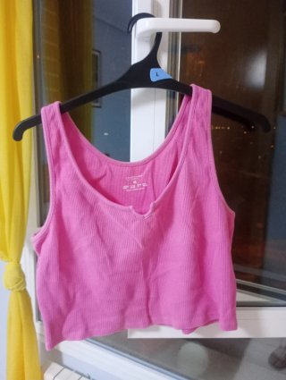 Camiseta Zara tirantes blanca Talla M