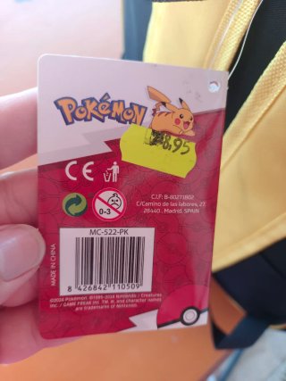 Mochila Escolar NUEVA Pikachu Pokémon