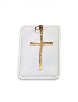 Colgante Cruz Oro 18k
