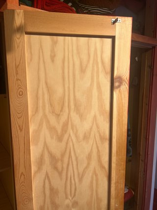 Puertas de armario de pino para armario empotrado
