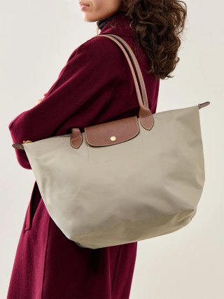 Longchamp Le Pliage L Bolsa de Viaje Beige