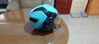 Casco Oxford Azul y Negro
