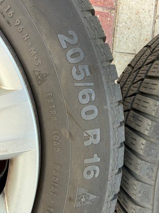 Llantas Volkswagen 205/60 R16 neumaticos Continent