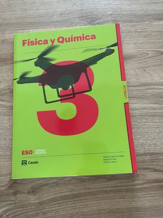 Libro de texto 3 ESO Fisica y Química