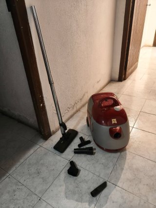 Aspirador con filtro de agua
