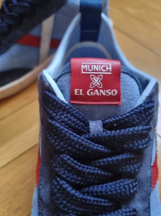 Zapatillas Munich x El Ganso Azul/Rojo