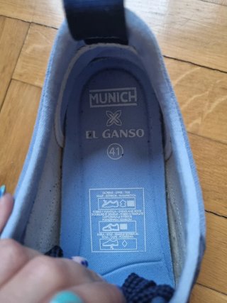 Zapatillas Munich x El Ganso Azul/Rojo