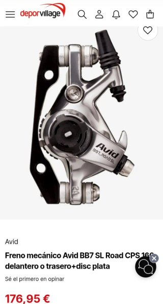 Pinza Freno disco Avid