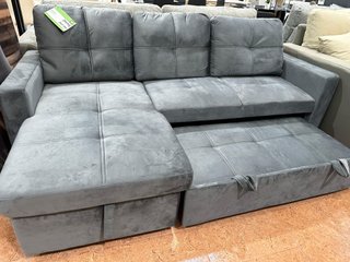 Sofá cama gris 216cm
