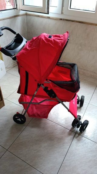 Silla Paseo Perro/Gato Roja