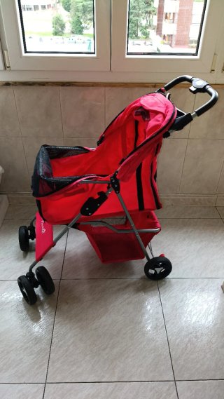 Silla Paseo Perro/Gato Roja
