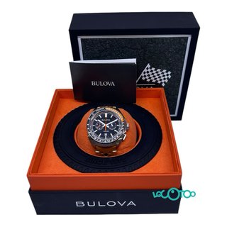 Reloj Bulova 98B427 Cronógrafo Marrón Negro
