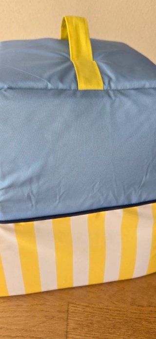 Casita/Cama Gatos Gatera Azul y Amarillo