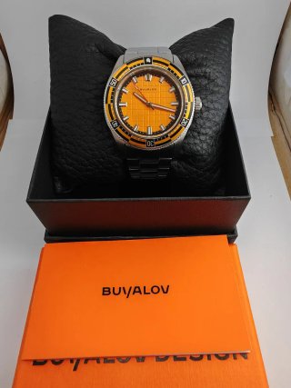 Buyalov Modster Automatico - Quadrante Arancione