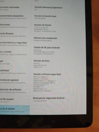 Samsung Galaxy Tab S3 SM-T825 4G Negro