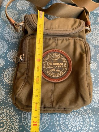 The Bridge Wayfarer borsa tracolla verde oliva
