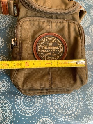 The Bridge Wayfarer borsa tracolla verde oliva