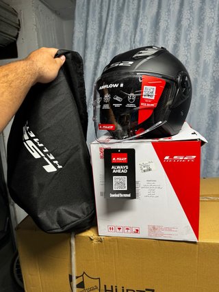 Casco Moto LS2 Airflow II Negro