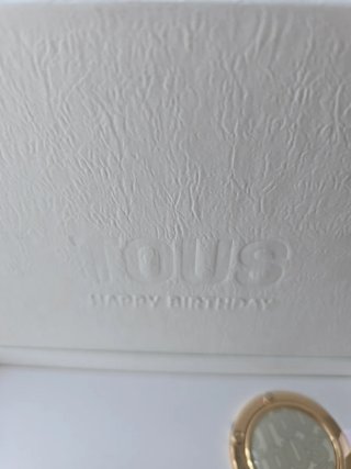 Set Tous Happy Birthday Beige y Dorado