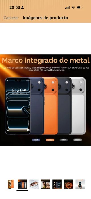 Móvil Android imitación iPhone