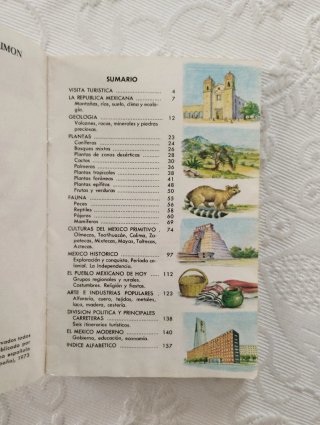 ​Libro "México" - Pequeña Biblioteca Daimon (1973)