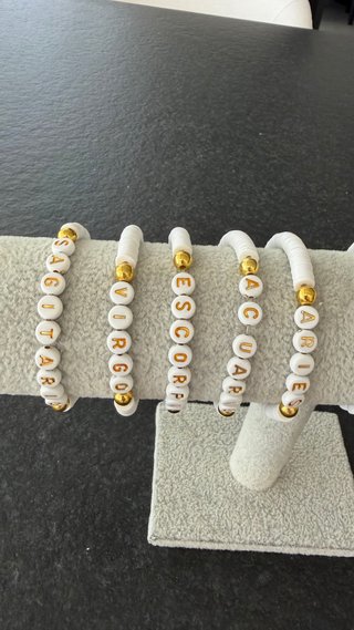 10 Pulseras Horóscopo Hechas a Mano