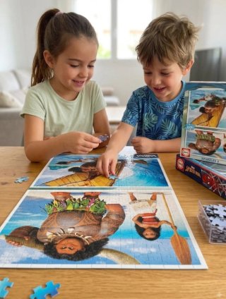 Puzzle Vaiana 2 en 1 - 100 piezas