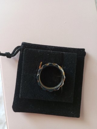 Anillo Rolex tipo eslabones oro y plata type