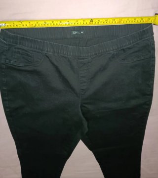 Pantalón Jegging Elástico Negro TEX Talla 3XL
