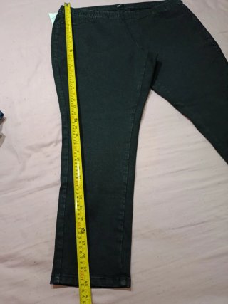 Pantalón Jegging Elástico Negro TEX Talla 3XL