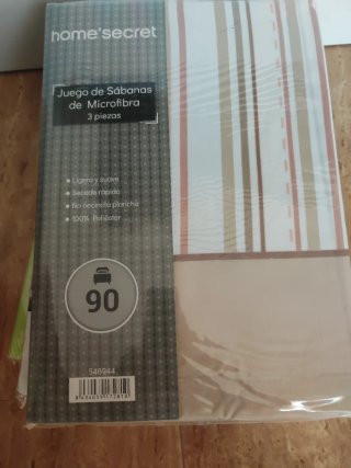 Juego Sábanas Cama 90 Microfibra