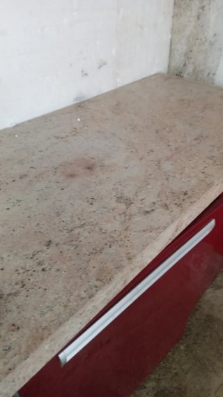 Muebles de cocina con encimera de mármol