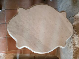 Conjunto de muebles antiguos caoba y mármol s XIX