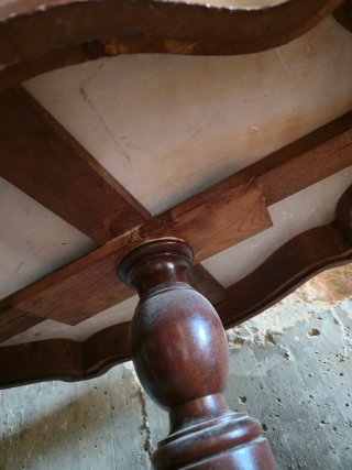 Conjunto de muebles antiguos caoba y mármol s XIX