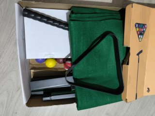 Juego Poolgolf y parchís gigante