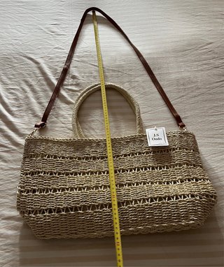 Bolso de Rafia Forrado