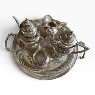 Conjunto Vintage Chá e Café Casquinha