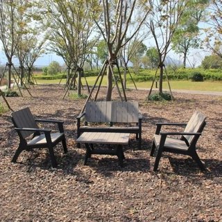 CHILLVERT Conjunto de Jardín Siros de Resina