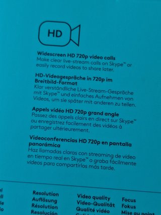 WEBCAM LOGITECH