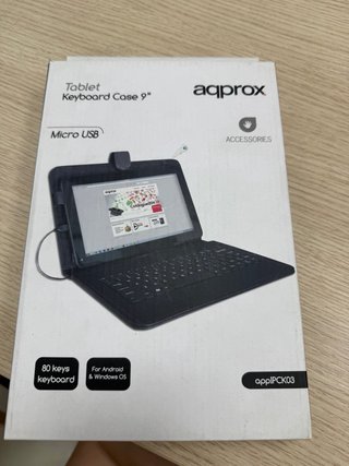 Funda Tablet Teclado 9 Micro USB