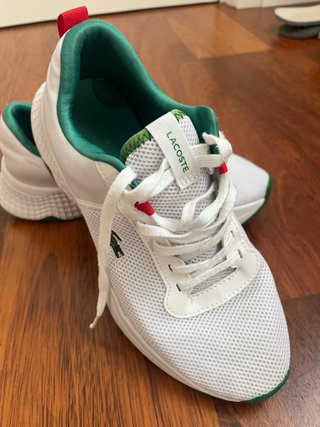 Zapatillas Lacoste Blancas y Verdes