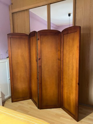 Biombo de madera