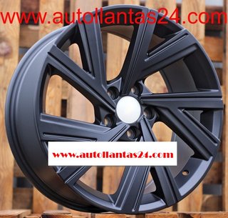 8815 JUEGO DE 4 LLANTAS VW BLACK r050528