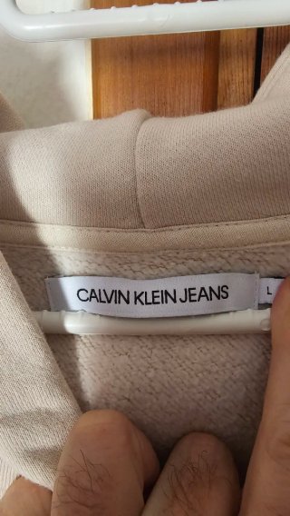 Vestido Sudadera Calvin Klein Talla Única Beige