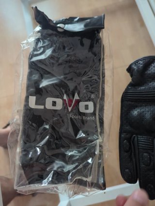 Guantes de piel moto talla XS