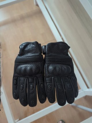 Guantes de piel moto talla XS