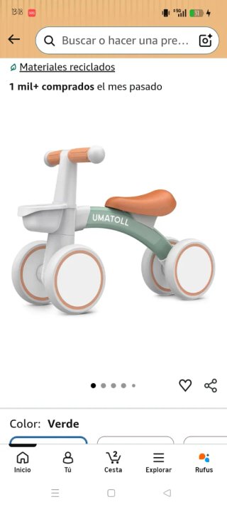 Bicicleta de aprendizaje UMATOLL