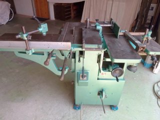 Máquina carpintería combinada monofásica